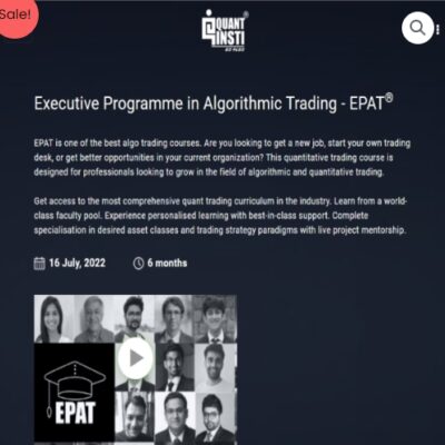 Executive Programme in Algorithmic Trading